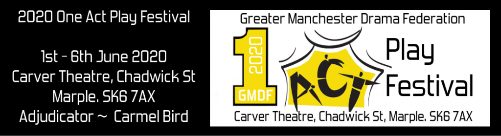 2020 GMDF One Act Play Festival web header